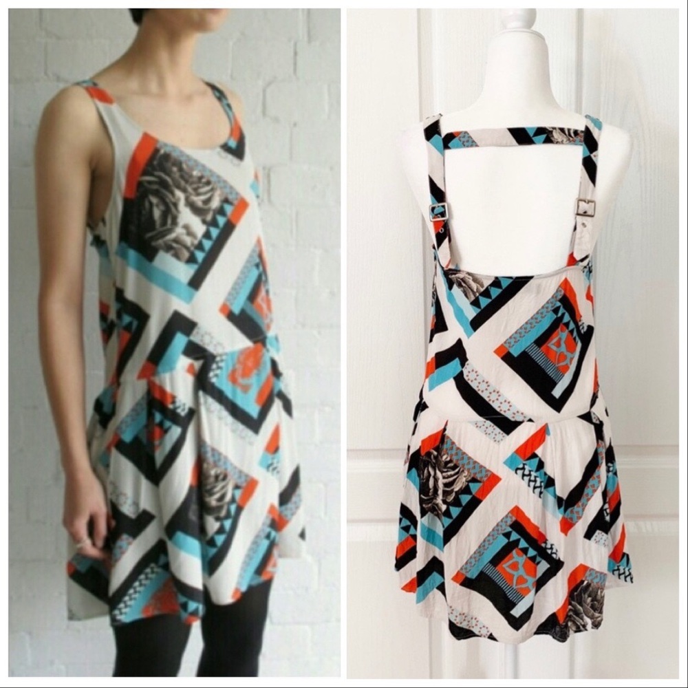 Something Else by Natalie Wood Abstract Pattern Dress Sz 4